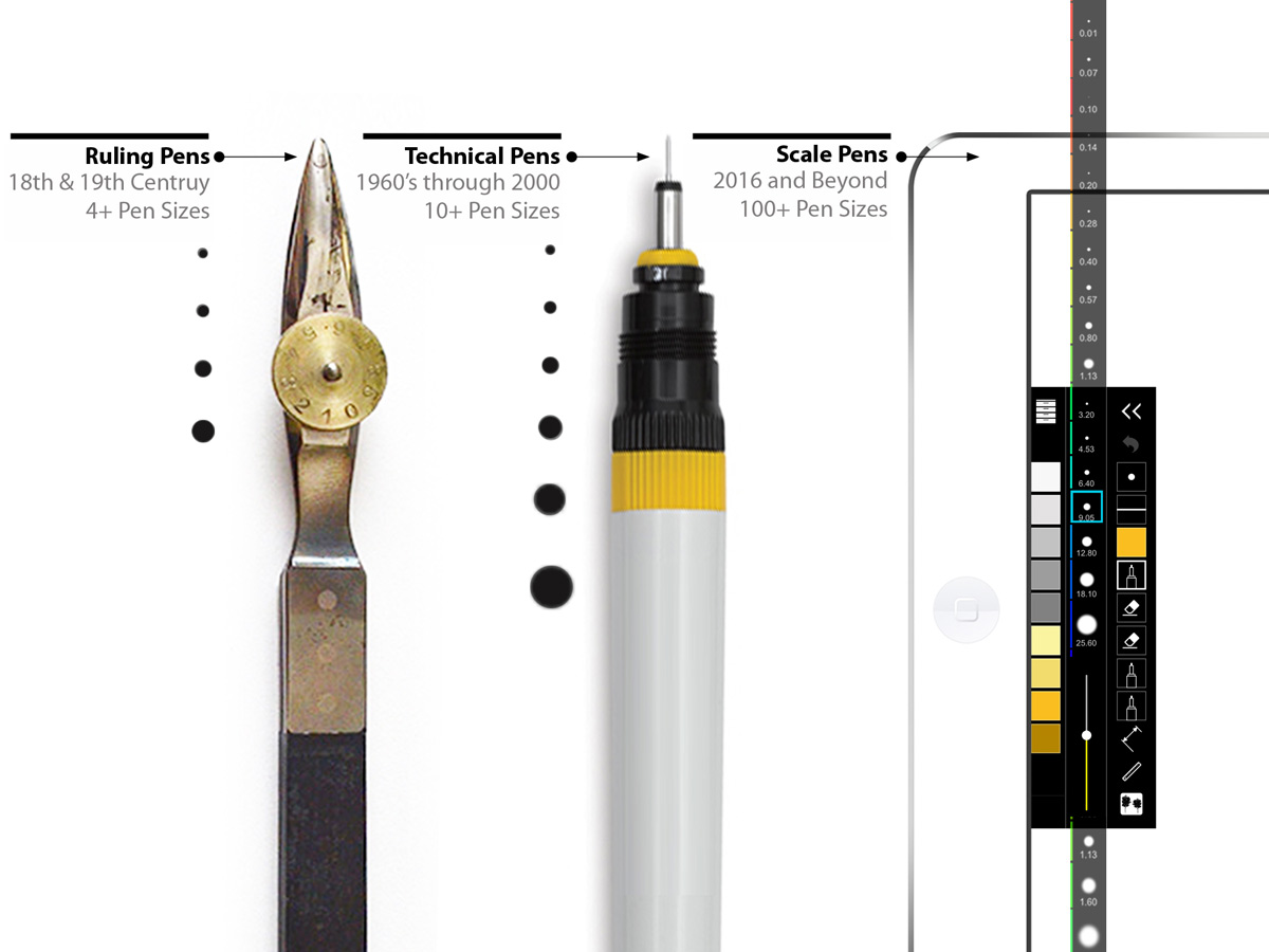 Morpholio Trace Best App For Architects, Landscape Architecture, Interior Design. ScalePen technology.